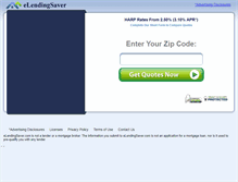 Tablet Screenshot of elendingsaver.com
